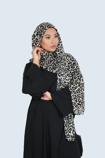 Zebra Print Modal Hijab Dar-Al-Hayya