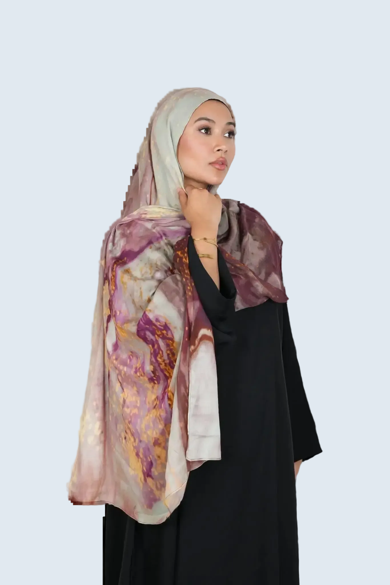 Golden Orchid Bamboo Print Modal Dar-Al-Hayya