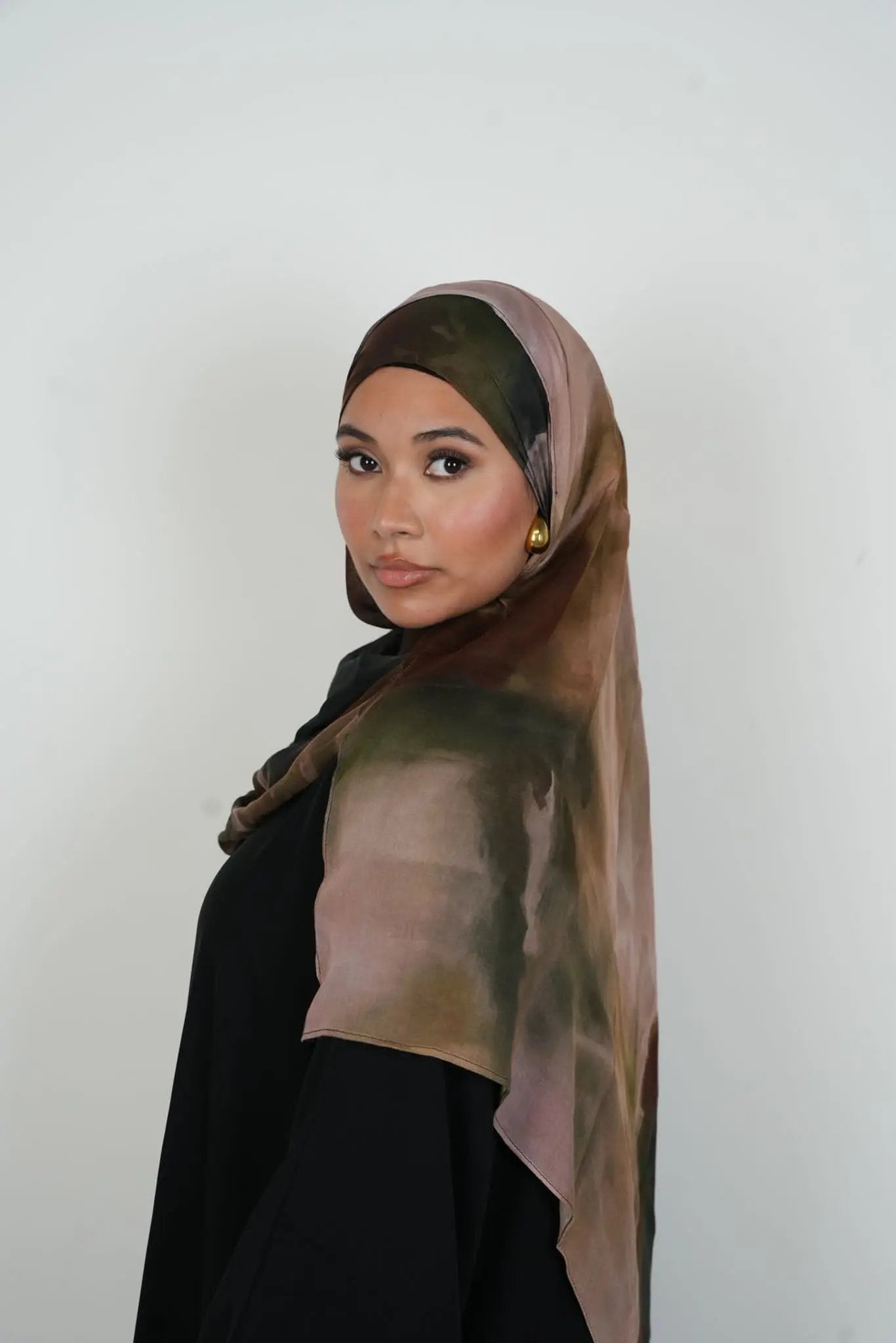 Bronze Haze Print Modal Hijab Dar-Al-Hayya