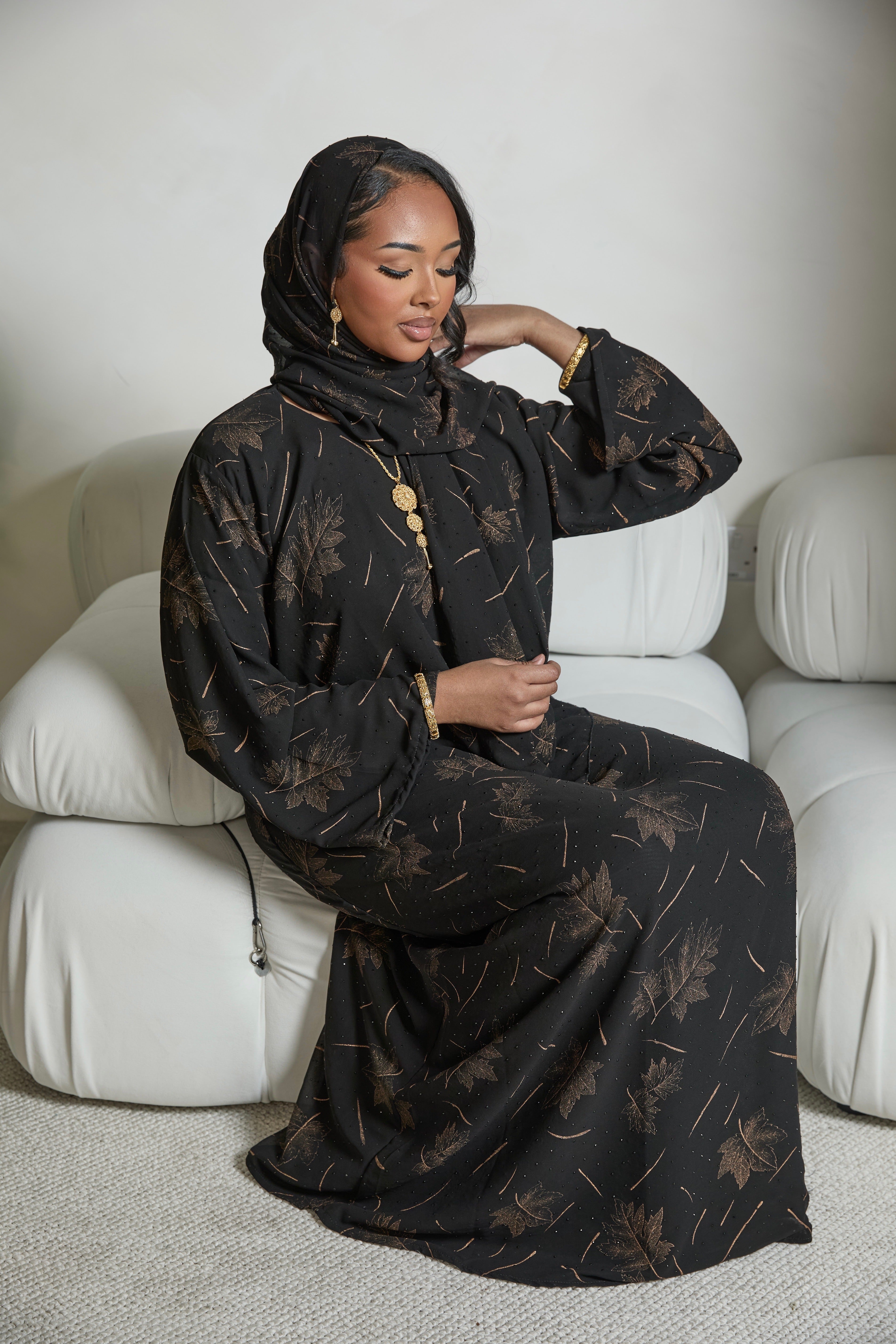Gold Abaya