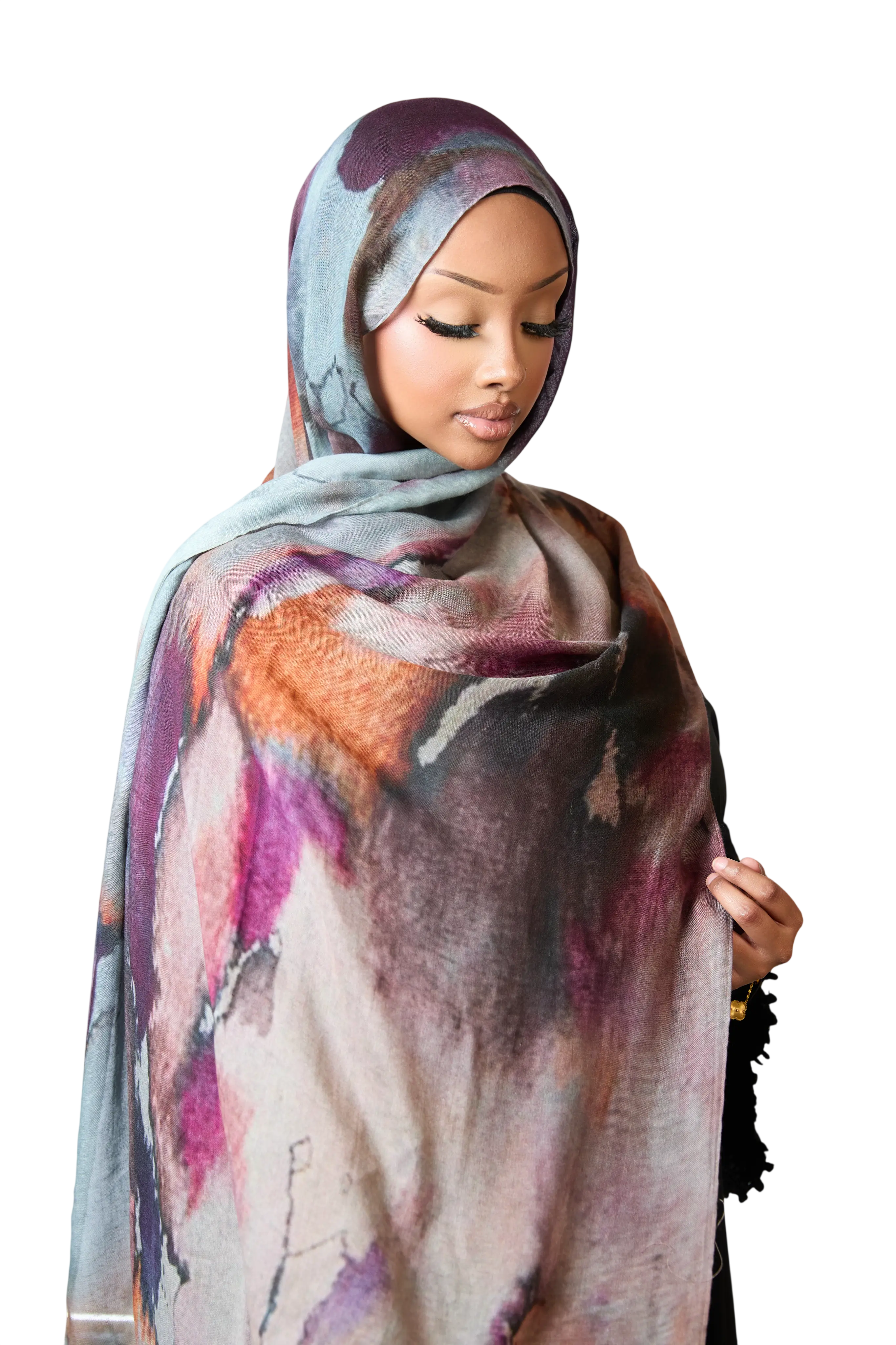 Abstract Printed Modal Hijab Dar-Al-Hayya