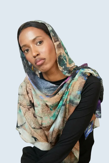 Printed Soft Modal Hijab