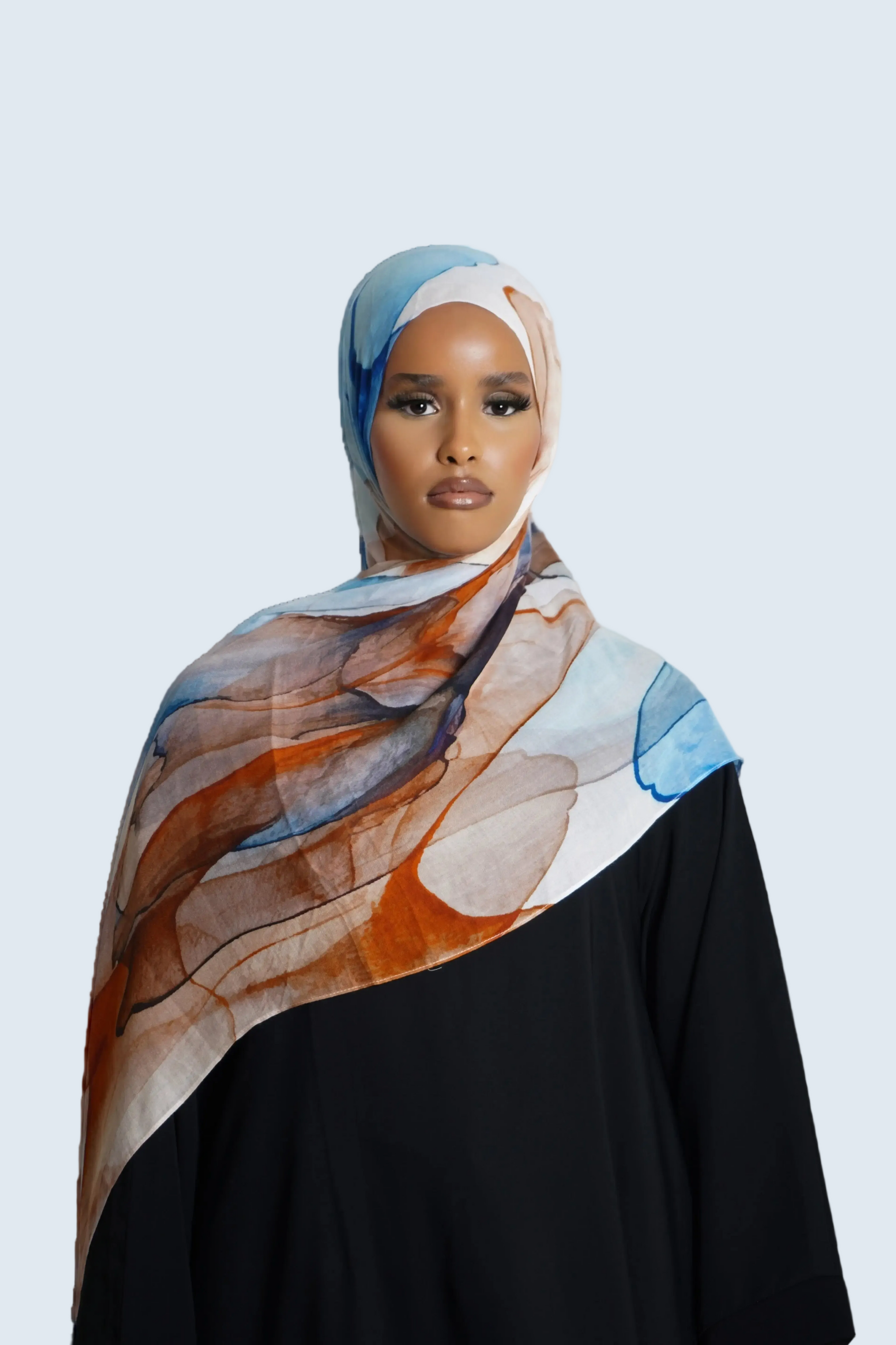 Sunrise Smoke Bamboo Print Modal Dar-Al-Hayya