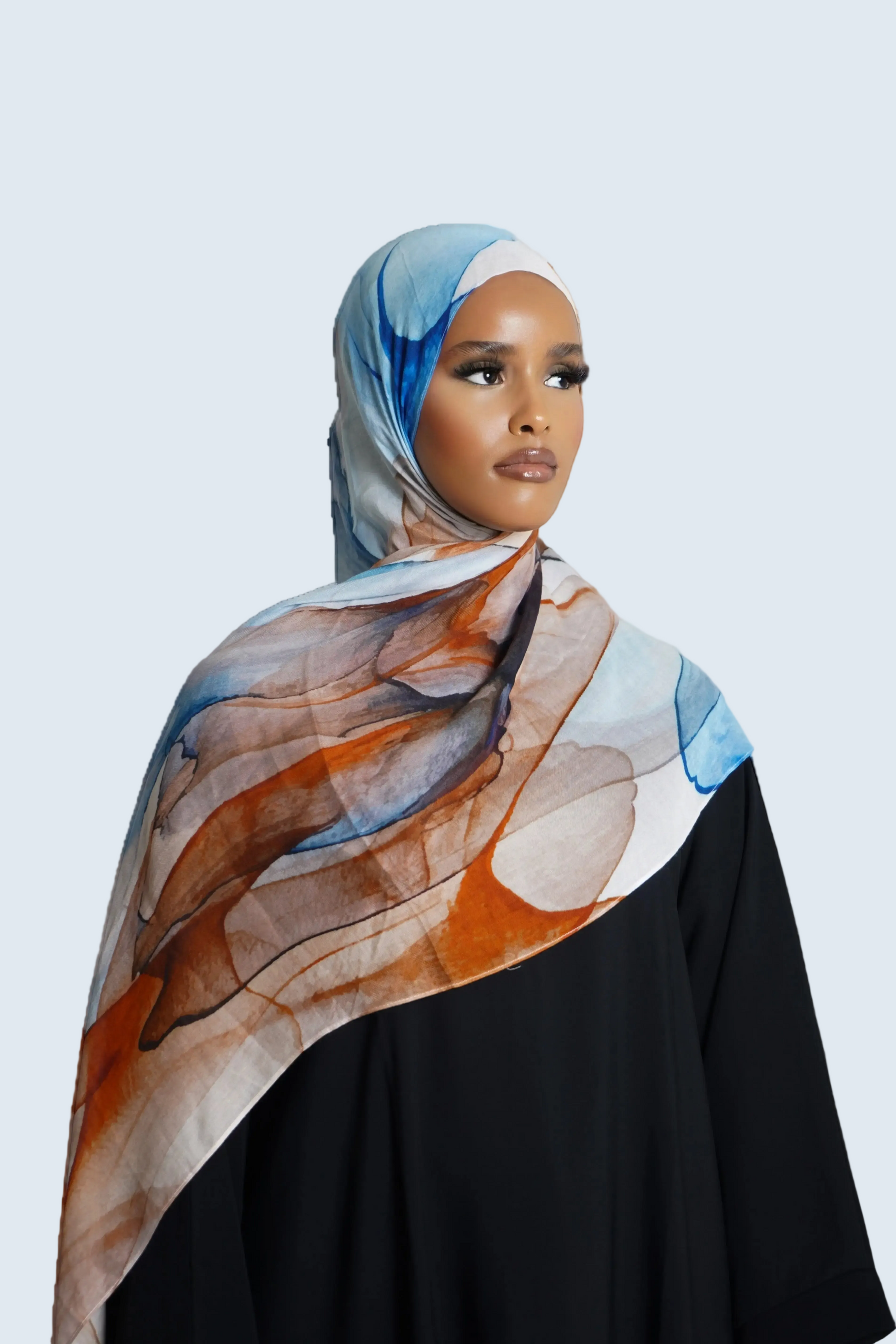 Sunrise Smoke Bamboo Print Modal Dar-Al-Hayya