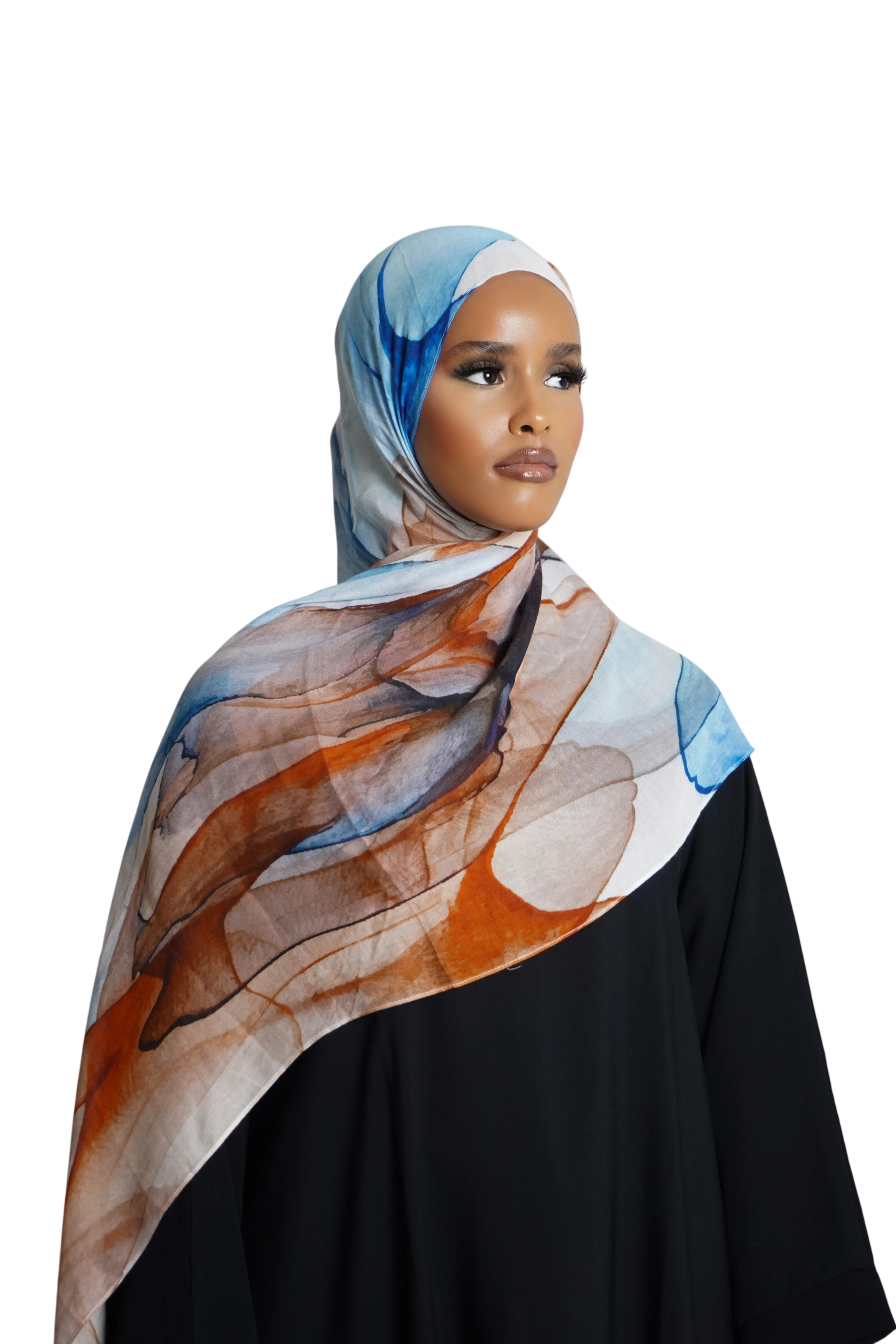 Sunrise Smoke Bamboo Print Modal Dar-Al-Hayya