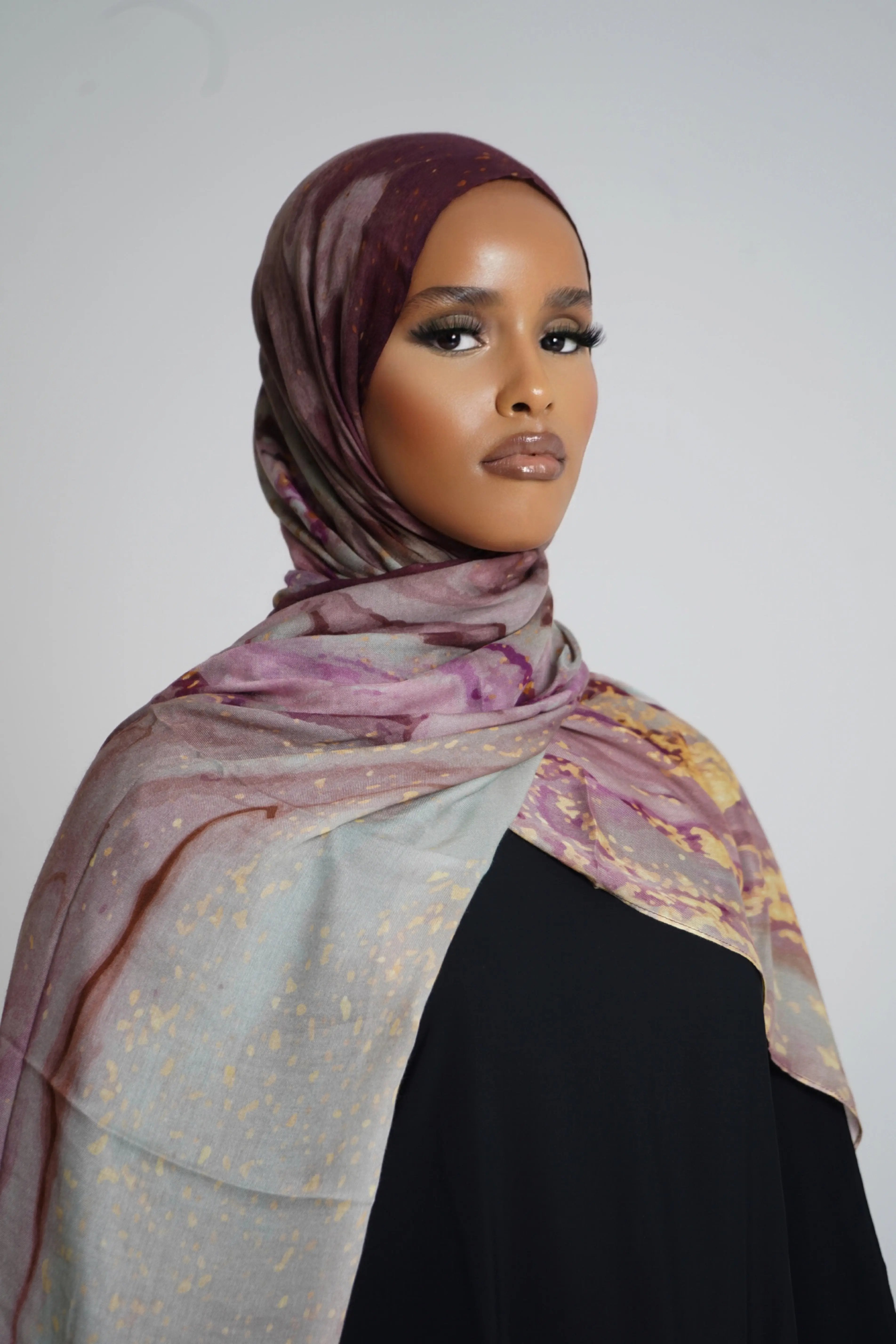 Golden Orchid Bamboo Print Modal Dar-Al-Hayya