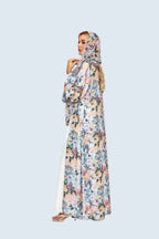 Blossom Breeze Floral Print Abaya Dar-Al-Hayya