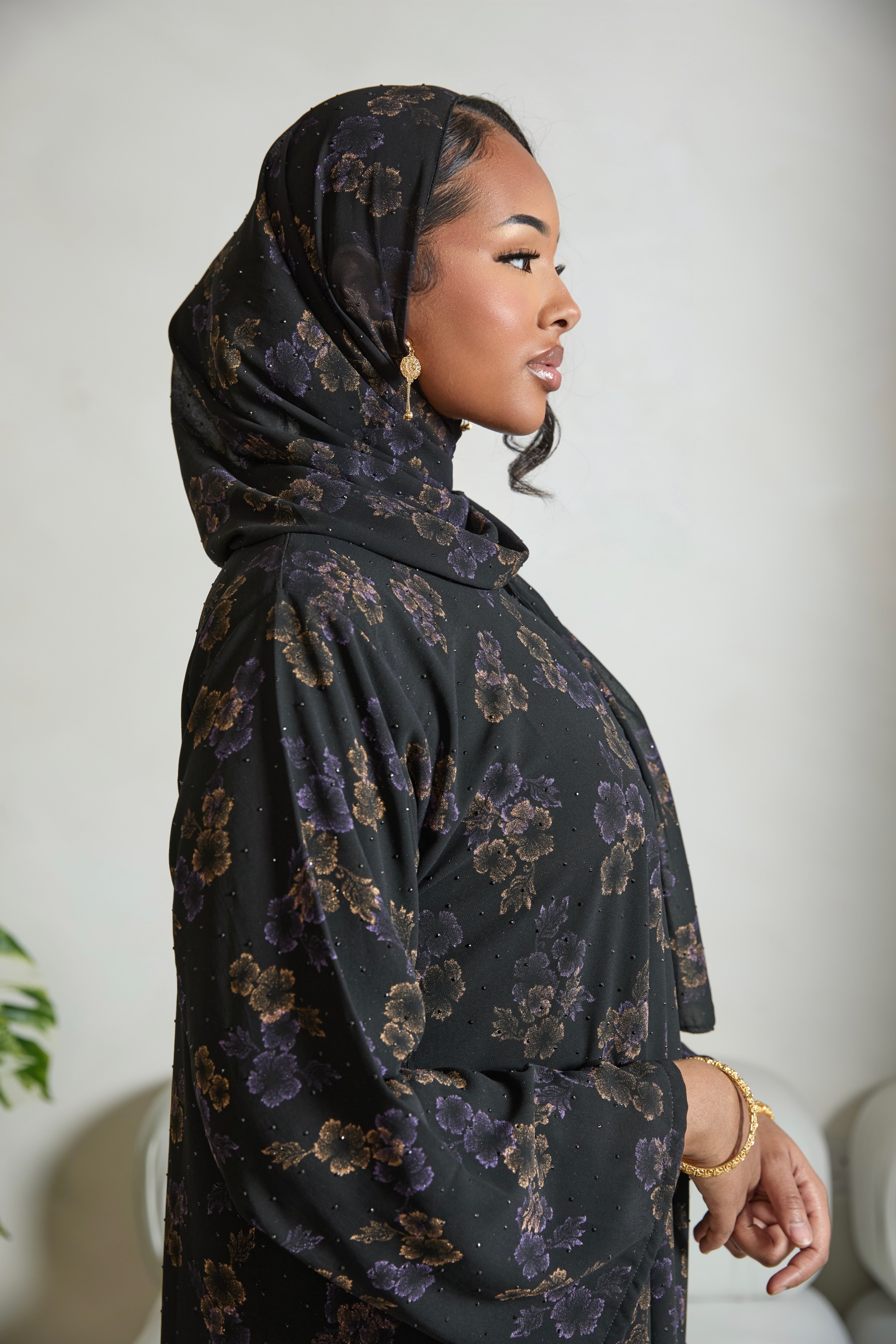 Zahra Floral Abaya
