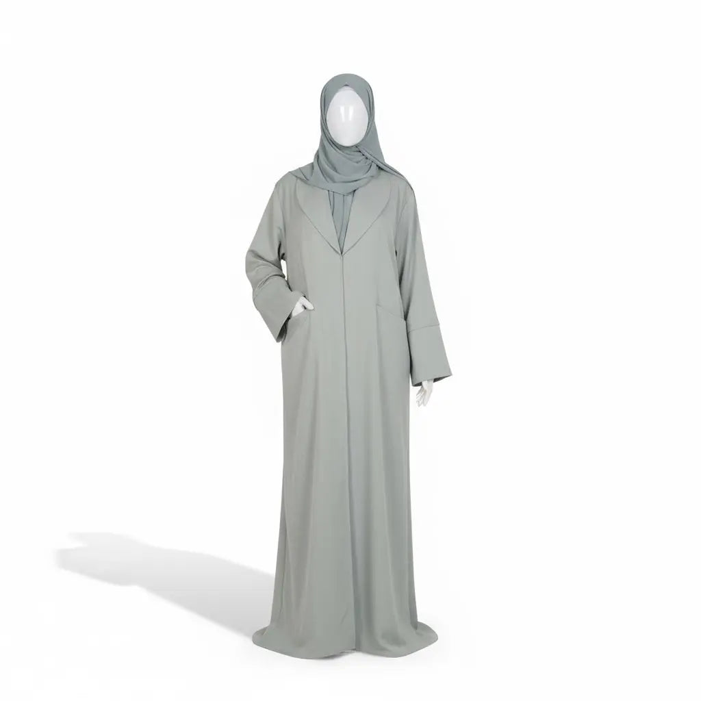 Mint Bliss Blazer Abaya Set Dar-Al-Hayya