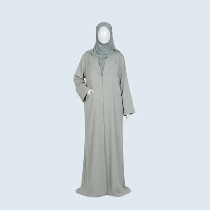 Mint Bliss Blazer Abaya Set Dar-Al-Hayya