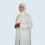 Ivory Bliss Blazer Abaya Set Dar-Al-Hayya