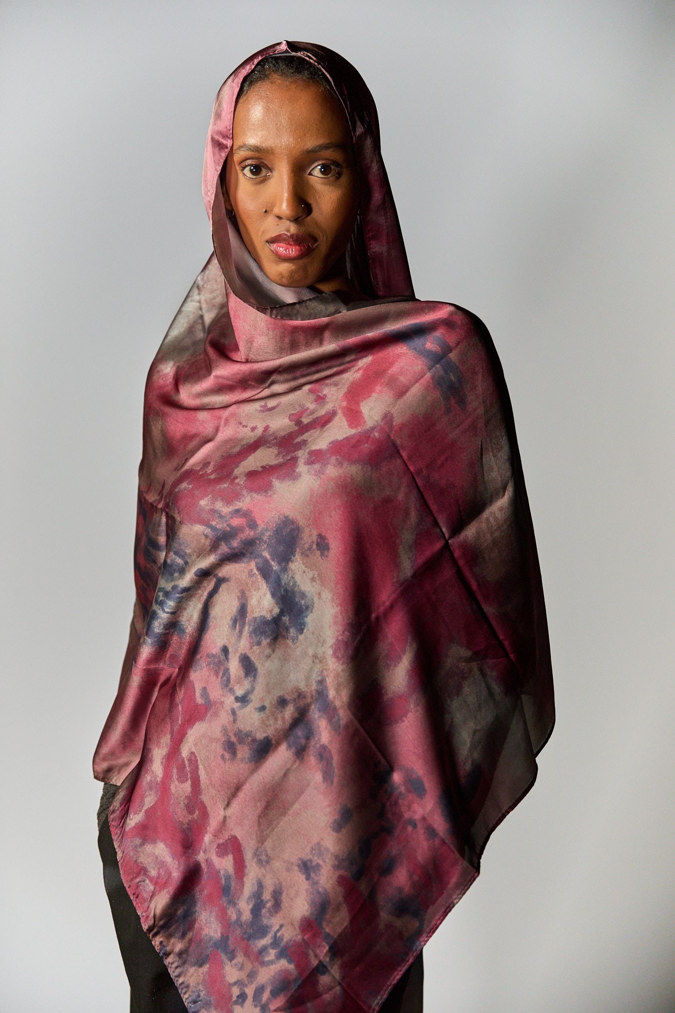 Rose Petal Satin Hijab