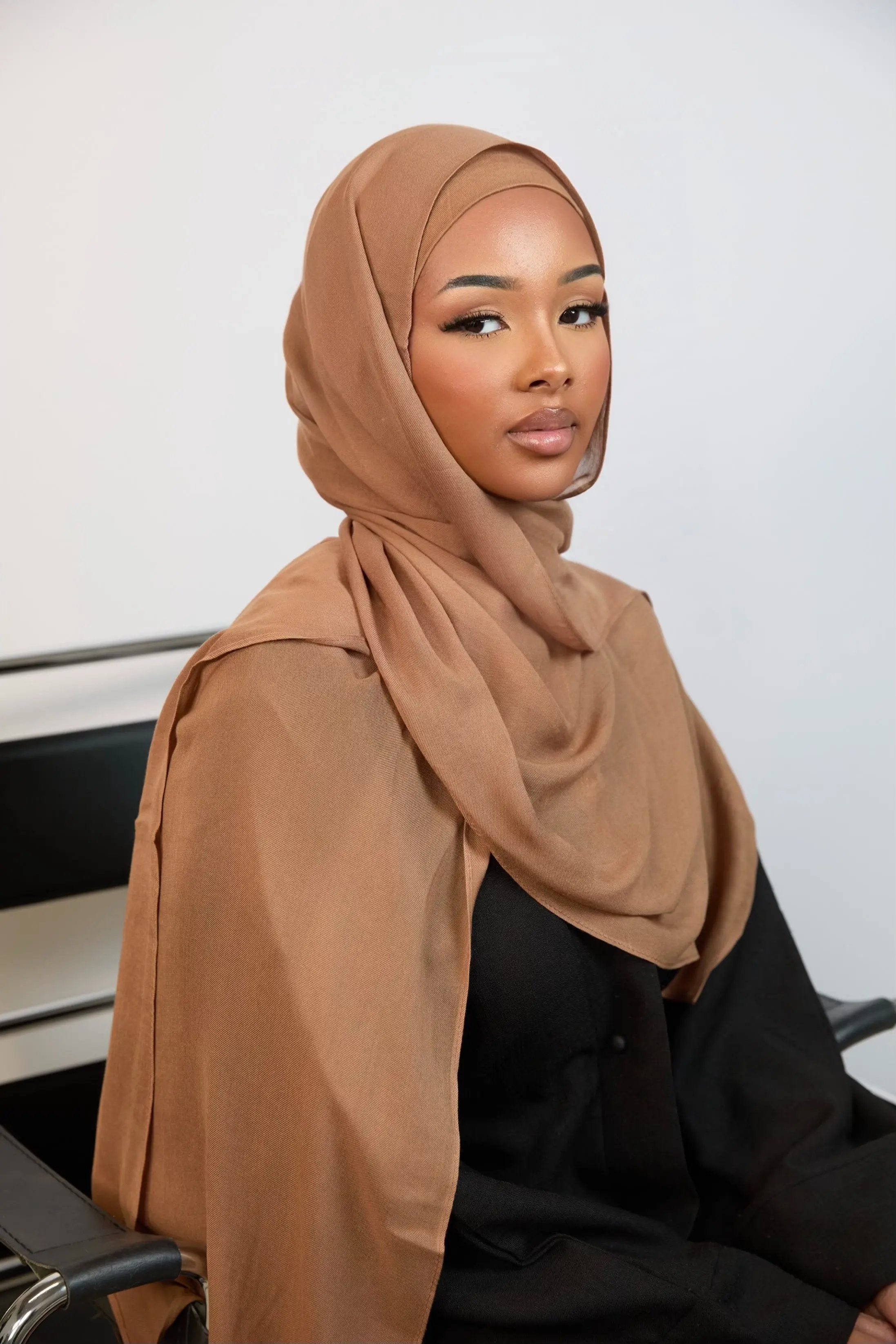 Camel Plain Modal Hijab Dar-Al-Hayya